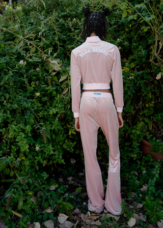 Velour Jogger - Pink